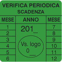 etichetta di verifica periodica