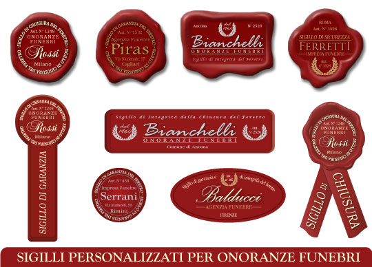 Sigilli per onoranze funebri Sigilli per onoranze funebri